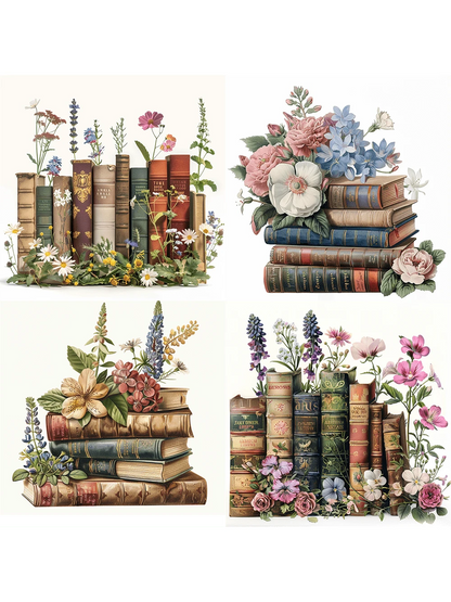 20PCS Retro Magic Books Stickers Pack Varied For DIY Crafts Projects Scrapbooking Luggage Laptop Notebook Journaling Photo Album Decor Stationery Accessories Aesthetic Decoration Decals