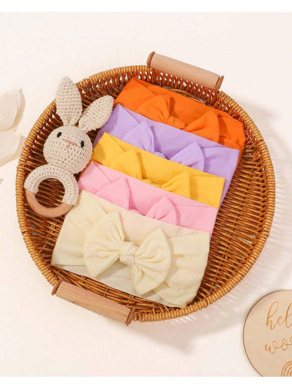 22 PCS Baby Headbands Soft Nylon Hairbands With Bows Girls Hair Accessories For Newborn Infant Toddler Kids Handmade,Baby Bows,Baby Girl Bows