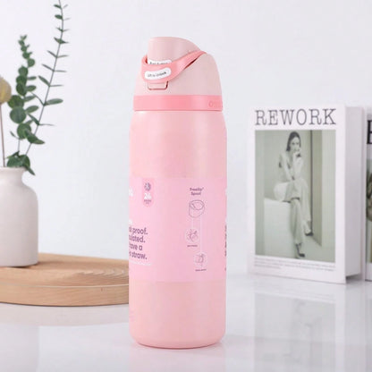 24/Oz/32 Oz Water Bottle Cup Vacuum Water Bottle Drinkware Tumbler Stainless Steel Thermal Mug Original Cold Hot Cup Owal'o