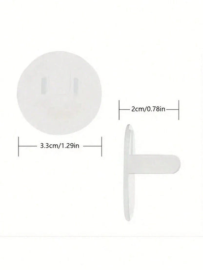 25pcs Baby Outlet Covers, Transparent Child Safety Electrical Protection Caps, EU Power Socket Electrical Socket, Child Plug Protection Covers
