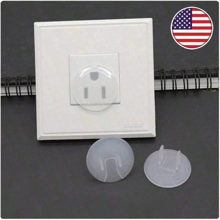 25pcs Baby Outlet Covers, Transparent Child Safety Electrical Protection Caps, EU Power Socket Electrical Socket, Child Plug Protection Covers