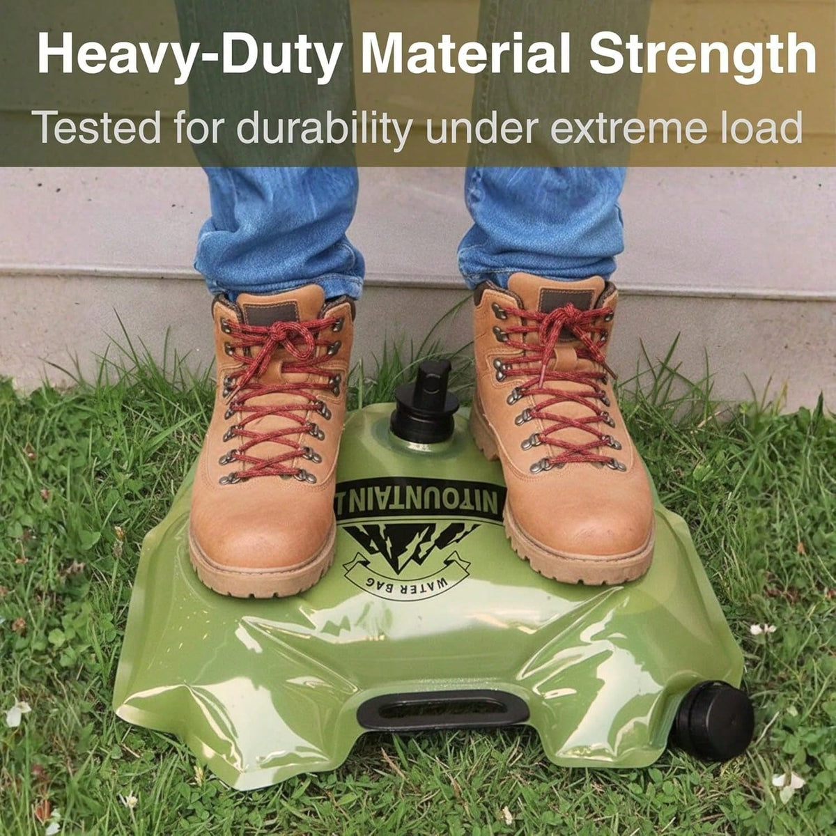 (2pcs)8L Collapsible Water Container With Spigot, Portable B PA-Free Water Bag, Lightweight Leakproof Water Carrier For Camping Hiking Emergency Outdoor Adventures (Light Green)