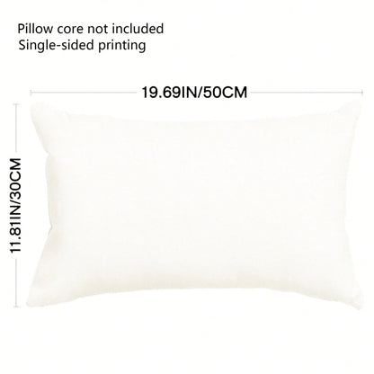 2PCS Black And White Vertical Striped Lumbar Pillow Cover, Modern Geometric Cushion Cover, Suitable For Sofa, Bedroom, And Home Decor, Single-Sided Without Pillow Insert