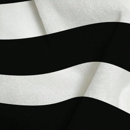 2PCS Black And White Vertical Striped Lumbar Pillow Cover, Modern Geometric Cushion Cover, Suitable For Sofa, Bedroom, And Home Decor, Single-Sided Without Pillow Insert