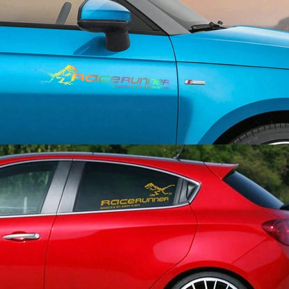 2PCS Car Side PVC Stickers Graphics Dinosaur Vinyl Film Trim Decals Universal Auto Tuning Accessories Body External Decoration