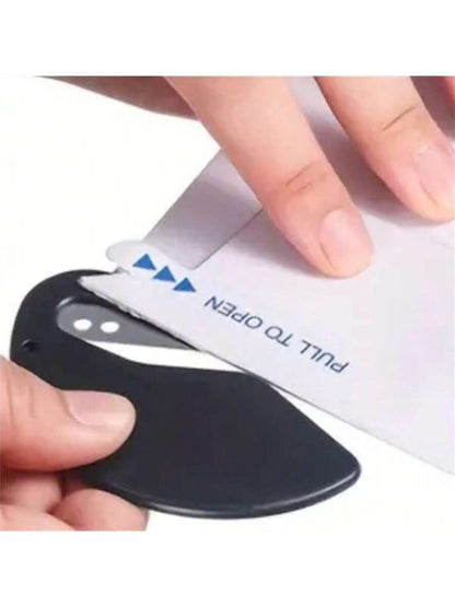 2PCS Compact Plastic Letter Opener- Durable, Multifunctional, Perfect For School And Office Supplies- Available In Vibrant Colors