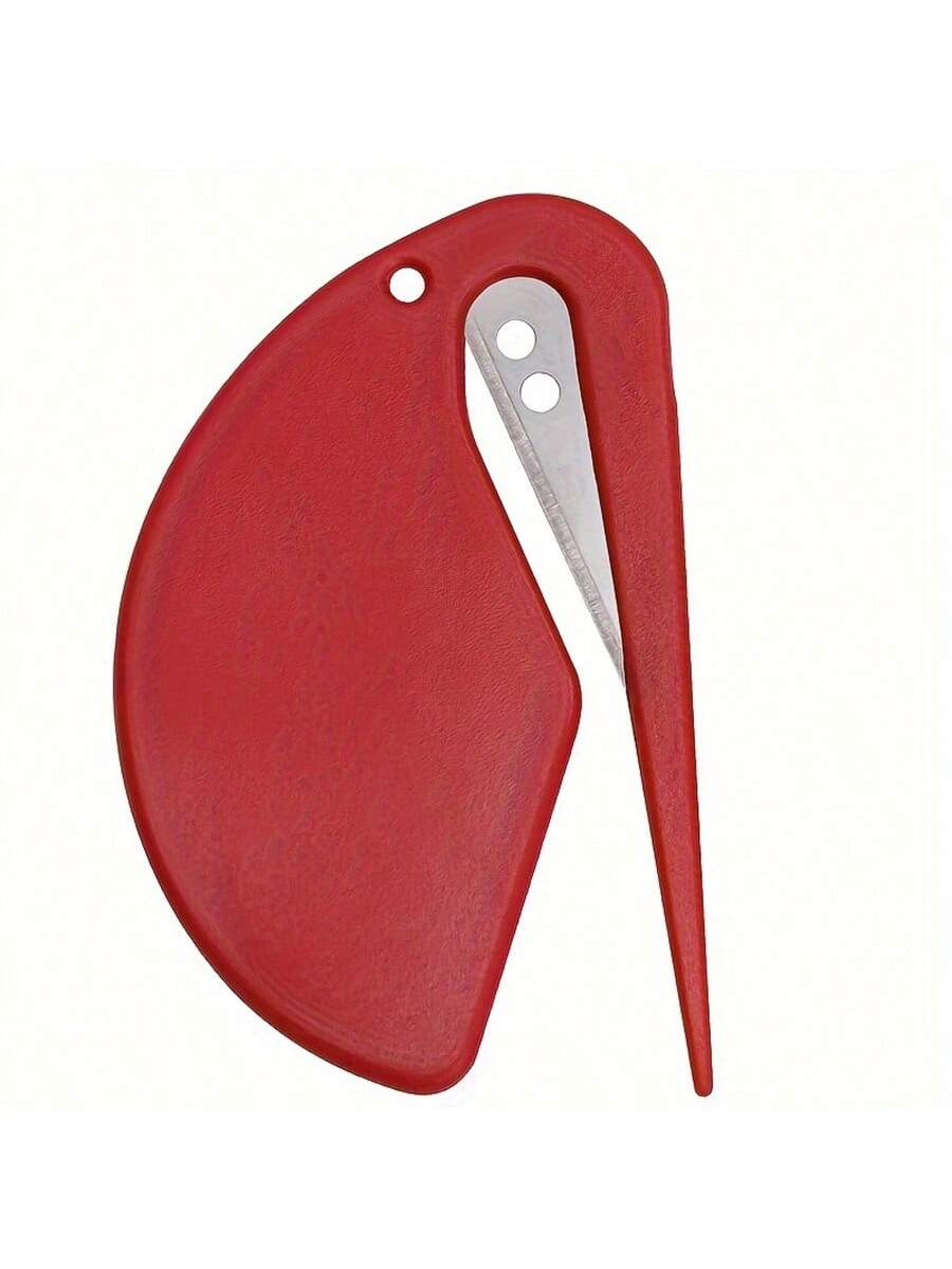 2PCS Compact Plastic Letter Opener- Durable, Multifunctional, Perfect For School And Office Supplies- Available In Vibrant Colors