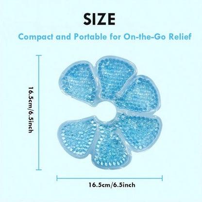 2pcs Hot & Cold Breast Pads- Essential Breastfeeding Support For Moms, PVC Material