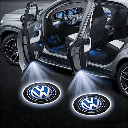 2Pcs LED Car Door Welcome Light,HD Projector Lamp For Most Vehicles,Car Accessories