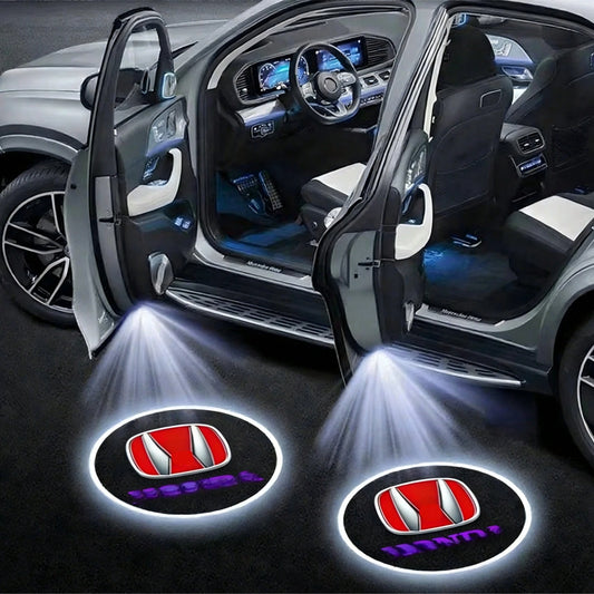 2Pcs LED Car Door Welcome Light,HD Projector Lamp For Most Vehicles,Car Accessories