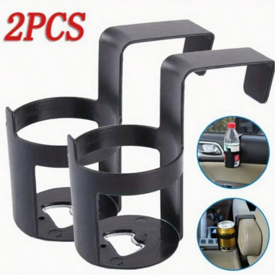 2pcs Multi-Function Adjustable Car Back Seat Hanging Cup Holder, Car Beverage Storage Rack, Truck Cup Holder Organizer, Back Seat Storage Essential, Road Trip Essential, Expand Car Interior Space, Car