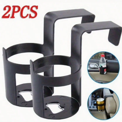 2pcs Multi-Function Adjustable Car Back Seat Hanging Cup Holder, Car Beverage Storage Rack, Truck Cup Holder Organizer, Back Seat Storage Essential, Road Trip Essential, Expand Car Interior Space, Car