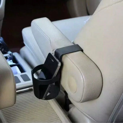 2pcs Multi-Function Adjustable Car Back Seat Hanging Cup Holder, Car Beverage Storage Rack, Truck Cup Holder Organizer, Back Seat Storage Essential, Road Trip Essential, Expand Car Interior Space, Car