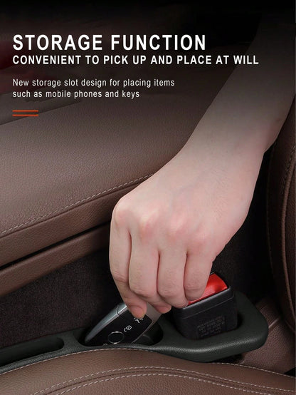 2pcs New Black Car Seat Gap Filler Crevice Organizer Storage Accessories