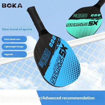 2pcs Pickleball Paddle Set, Includes 4 Pickleballs And Portable Storage Bag, Lightweight Fiberglass Paddles, Comfortable Grip, Suitable For Beginners And Adults Indoor/Outdoor Sports Training Complete