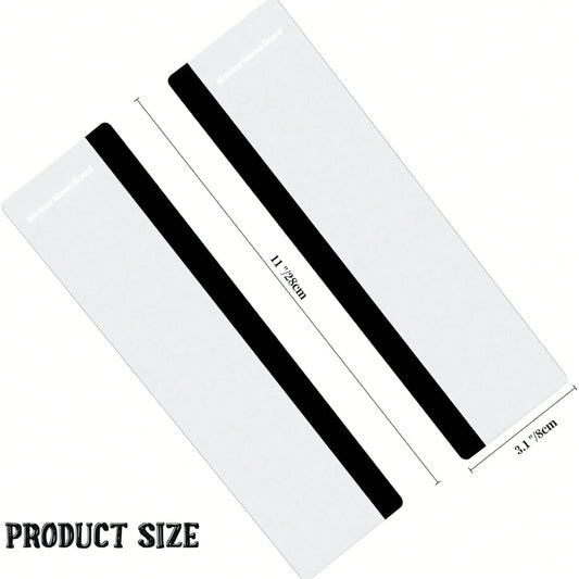 2pcs/Set Office Desk Accessories, Computer Monitor Message Board, Memo Pad Holder, Unisex Home Decor, Cork Board, Pin Board, Vision Board, Back To School