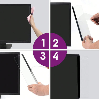 2pcs/Set Office Desk Accessories, Computer Monitor Message Board, Memo Pad Holder, Unisex Home Decor, Cork Board, Pin Board, Vision Board, Back To School