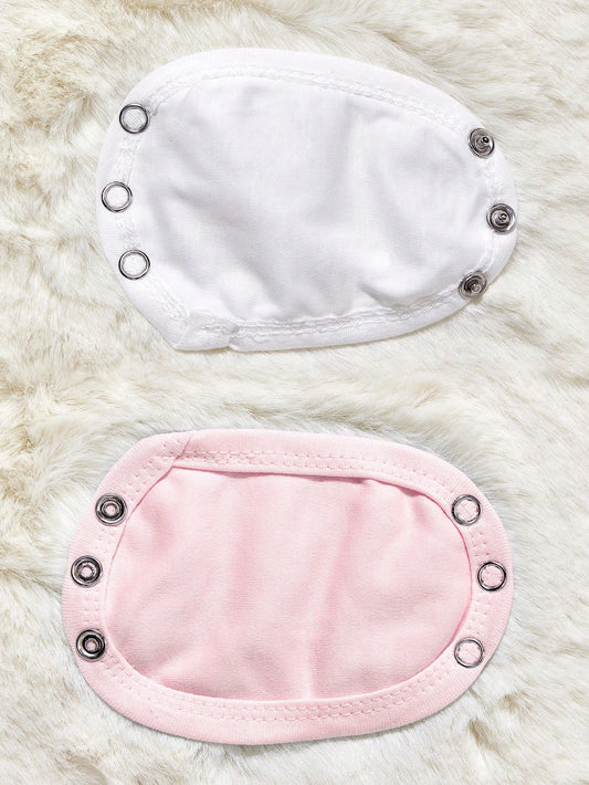 2pcs Single-Layer Fabric Diaper (Thin, Please Note Metal Button Size To Avoid Mismatch) For Baby Crawling Clothes/ Bodysuit/ Jumpsuit Extended Clipsbaby Shower Family Decorations Gifts