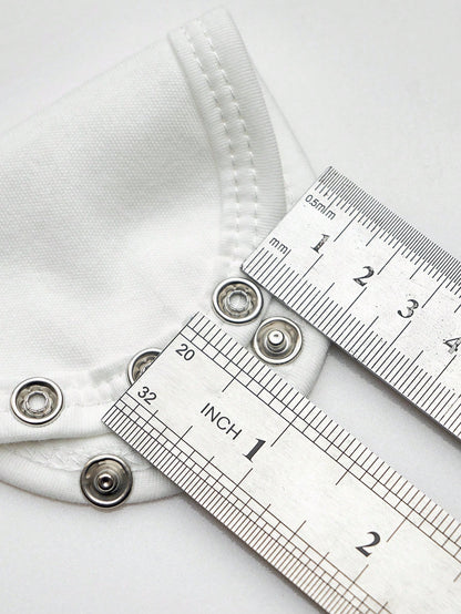 2pcs Single-Layer Fabric Diaper (Thin, Please Note Metal Button Size To Avoid Mismatch) For Baby Crawling Clothes/ Bodysuit/ Jumpsuit Extended Clipsbaby Shower Family Decorations Gifts