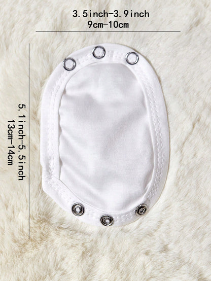 2pcs Single-Layer Fabric Diaper (Thin, Please Note Metal Button Size To Avoid Mismatch) For Baby Crawling Clothes/ Bodysuit/ Jumpsuit Extended Clipsbaby Shower Family Decorations Gifts