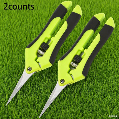 2pcs Stainless Steel Loppers, Flower Branch Shears, Household Pruning Hand Tool, Gardening & Lawn Care, Yard Supplies
