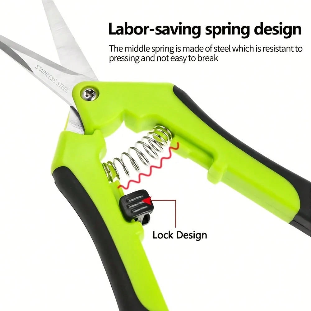 2pcs Stainless Steel Loppers, Flower Branch Shears, Household Pruning Hand Tool, Gardening & Lawn Care, Yard Supplies