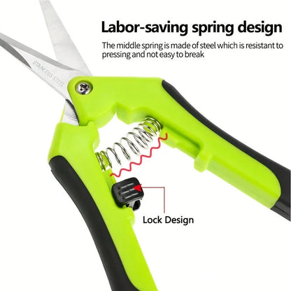 2pcs Stainless Steel Loppers, Flower Branch Shears, Household Pruning Hand Tool, Gardening & Lawn Care, Yard Supplies