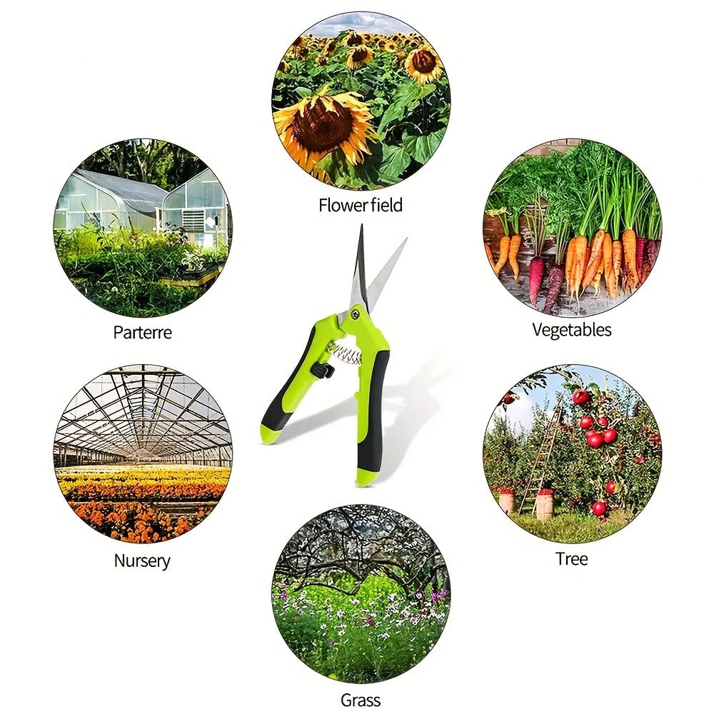 2pcs Stainless Steel Loppers, Flower Branch Shears, Household Pruning Hand Tool, Gardening & Lawn Care, Yard Supplies