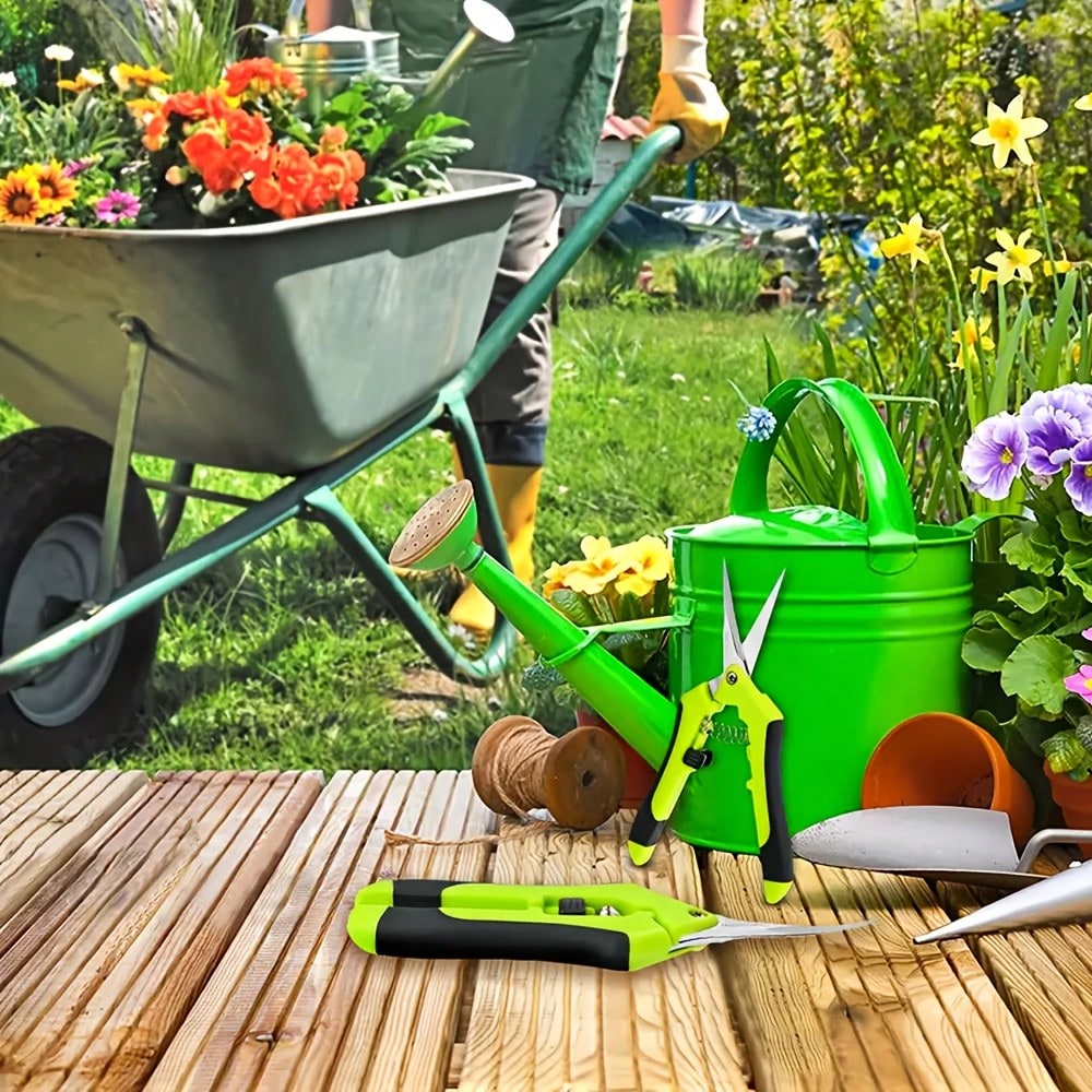 2pcs Stainless Steel Loppers, Flower Branch Shears, Household Pruning Hand Tool, Gardening & Lawn Care, Yard Supplies