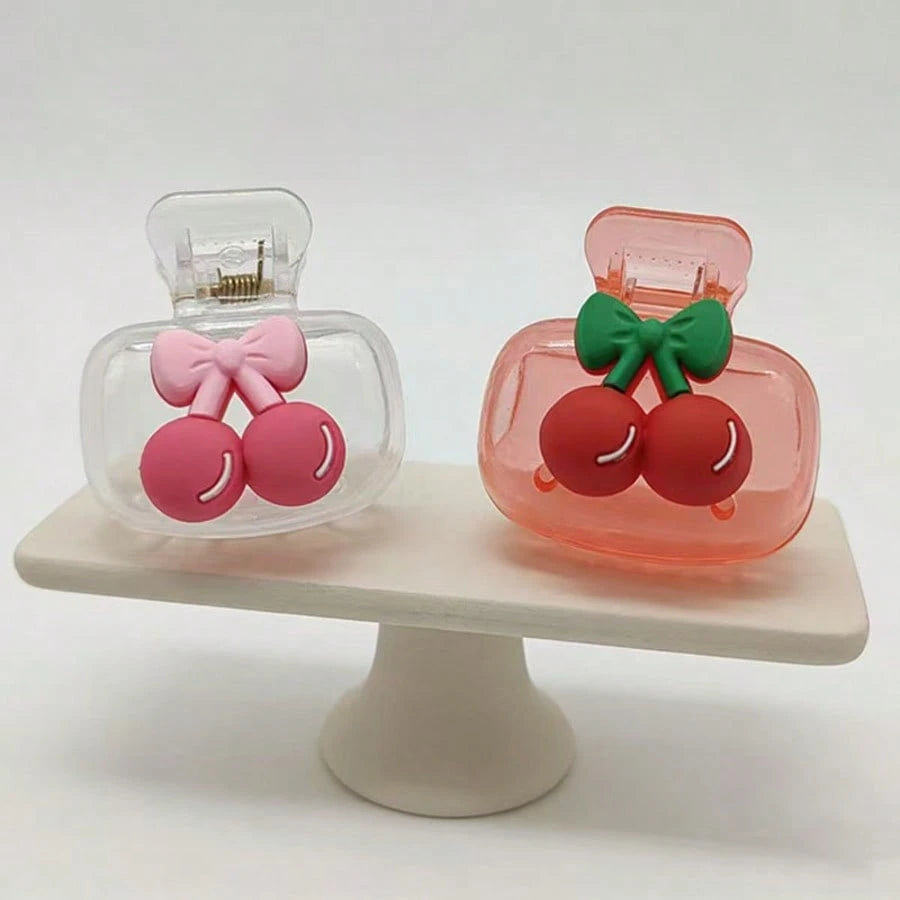 2pcs Strawberry Shaped Toothbrush Holder, Dust-Proof Toothbrush Cover, Cute Strawberry Pattern, White And Pink Color Scheme, Compact And Portable, Easy To Carry, Protects Toothbrush Head, Dual Hole De