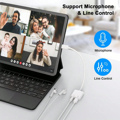 2pcs USB-C To 3.5mm Headphone Jack Adapter, Aux Audio Dongle Cable Compatible With IPhone 16 Pro Max/16 Pro/16 Plus/16/15, S25/S24/S23/S22/S21 Ultra Plus, Series
