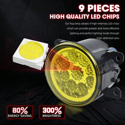 2x Fog Light Driving Lamp H11 110W Fit For 2014 Kia Soul Hatchback 4-Door 1.6L