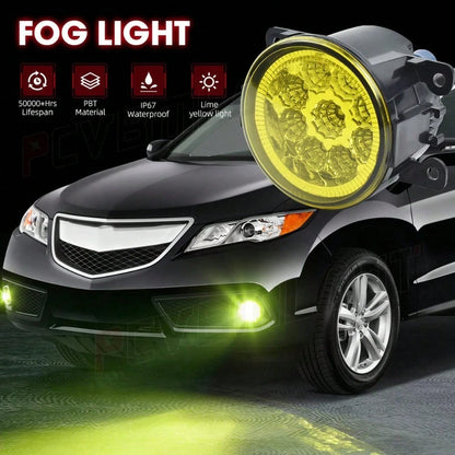 2x Fog Light Driving Lamp H11 110W Fit For 2014 Kia Soul Hatchback 4-Door 1.6L