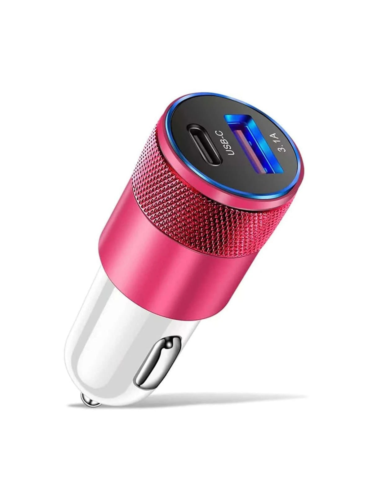 3.1a Pd Car Charger, White Rose