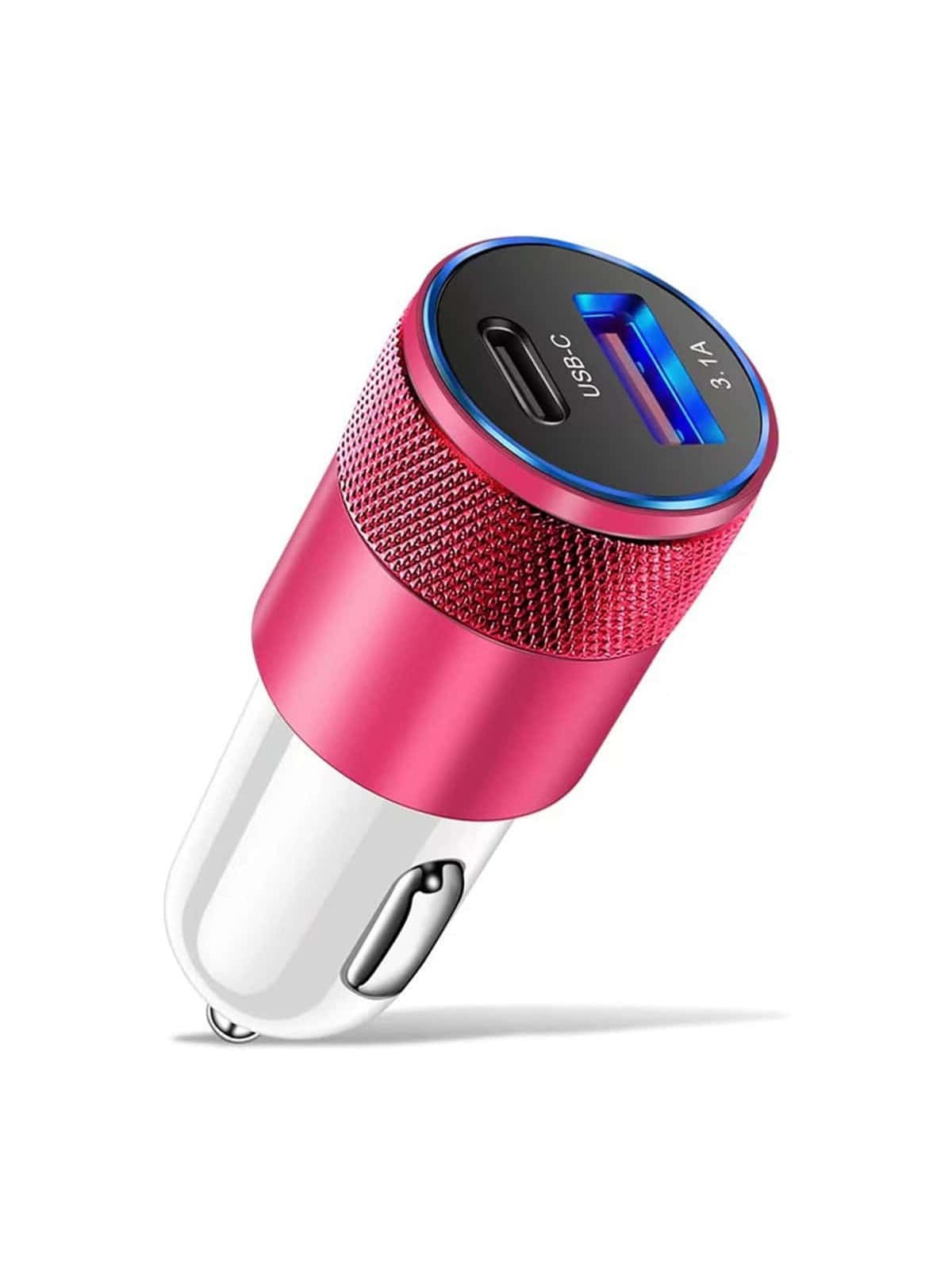 3.1a Pd Car Charger, White Rose