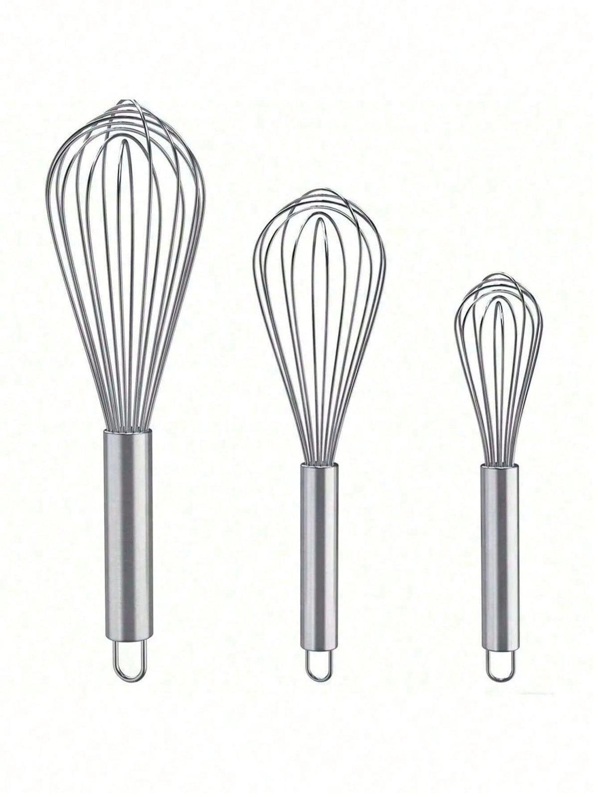3/1pcs Stainless Steel Egg Beater Set- Manual Kitchen Mixer, Suitable For Beating, Whipping, Mixing- Enhanced Durability Bubble Egg Beater Set, Easy To Clean, Ergonomic Design- No Batteries Require