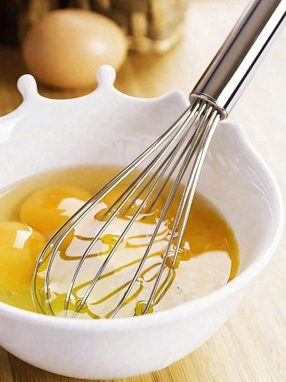 3/1pcs Stainless Steel Egg Beater Set- Manual Kitchen Mixer, Suitable For Beating, Whipping, Mixing- Enhanced Durability Bubble Egg Beater Set, Easy To Clean, Ergonomic Design- No Batteries Require