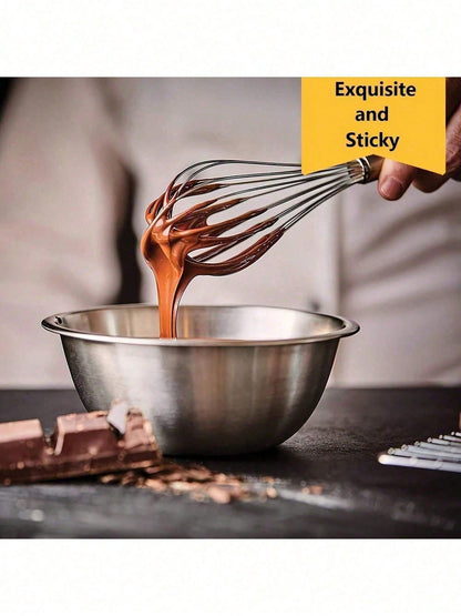 3/1pcs Stainless Steel Egg Beater Set- Manual Kitchen Mixer, Suitable For Beating, Whipping, Mixing- Enhanced Durability Bubble Egg Beater Set, Easy To Clean, Ergonomic Design- No Batteries Require
