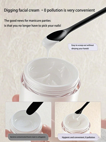 3/2/1-Pack Silicone Empty Bottle Spatula, Spoon, Shower Gel Spatula For Mixing Liquid, Cream Or Flawless Powder Cosmetics, Cosmetic Bottle And Jar Scraper Cosmetic Tools Mini Scraper Set,Remove Every