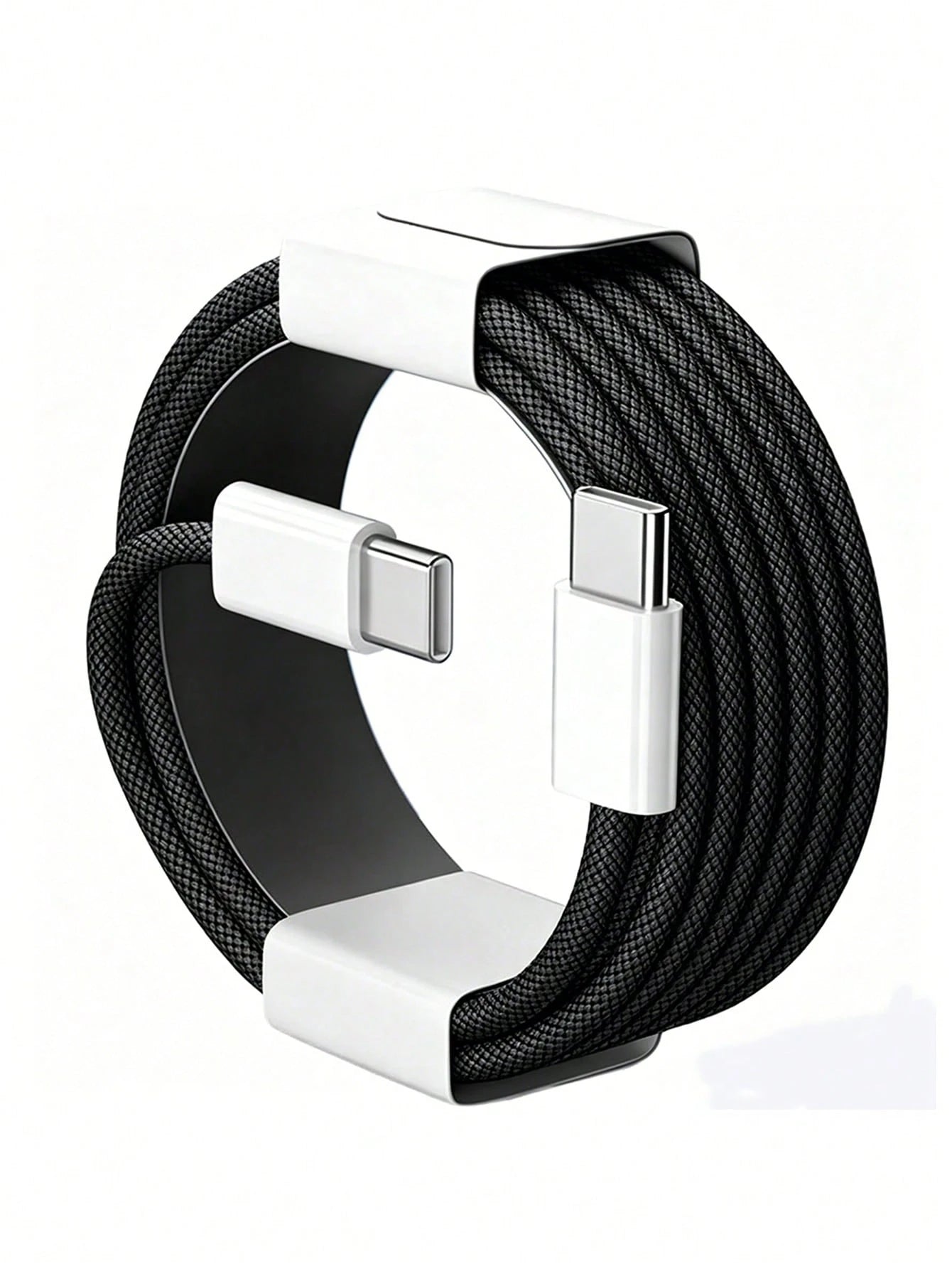 3.3/6.6/10ft Nylon Braided USB-C To Type-C Charging Cable, 60W~18W Fast Charging, Compatible With IPhone 17/16/15/Pro/Pro Max,/Android Phones, Suitable For Indoor/Outdoor/Travel And Car