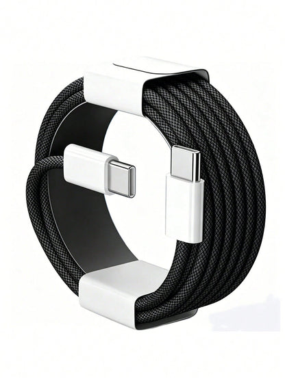 3.3/6.6/10ft Nylon Braided USB-C To Type-C Charging Cable, 60W~18W Fast Charging, Compatible With IPhone 17/16/15/Pro/Pro Max,/Android Phones, Suitable For Indoor/Outdoor/Travel And Car