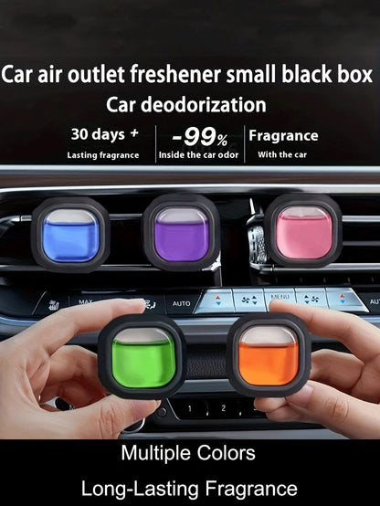 3/6/12pcs Portable Car Diffuser, Car Air Freshener, Keeps Car Interior Fresh, Aromatherapy, 5 Scent Options. Suitable As Birthday, New Year Gift, For Women, Home Decor, Men, Wedding, Etc.