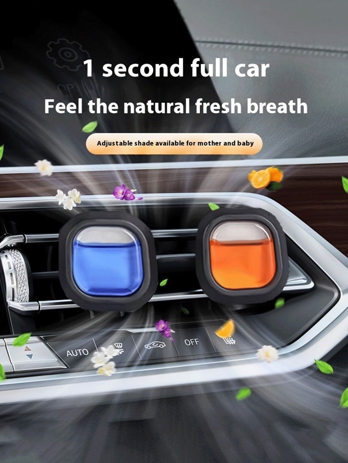 3/6/12pcs Portable Car Diffuser, Car Air Freshener, Keeps Car Interior Fresh, Aromatherapy, 5 Scent Options. Suitable As Birthday, New Year Gift, For Women, Home Decor, Men, Wedding, Etc.