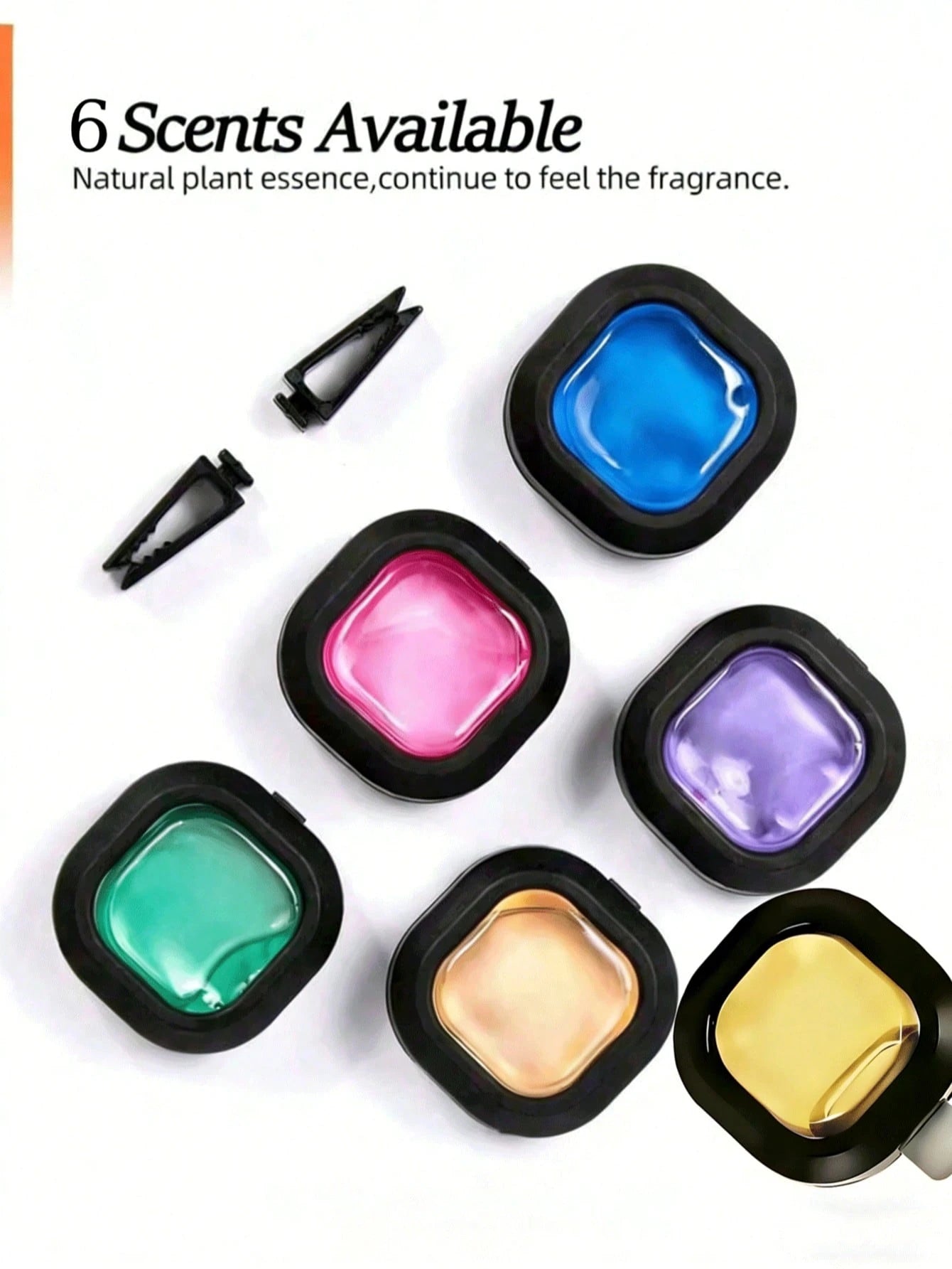 3/6/12pcs Portable Car Diffuser, Car Air Freshener, Keeps Car Interior Fresh, Aromatherapy, 5 Scent Options. Suitable As Birthday, New Year Gift, For Women, Home Decor, Men, Wedding, Etc.