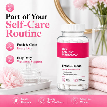 3 PCS Her Box- Boric Acid PH Balancing Vaginal Suppository (60 Count, For Women, Free Shipping, Dietary Supplement