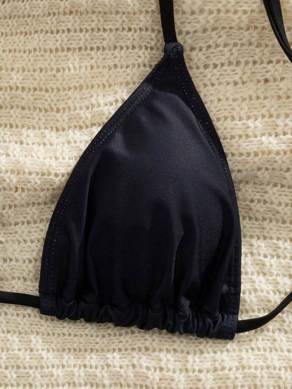 3-Piece Sexy Casual Halter Top, Featuring Hibiscus Floral Pattern Mesh Semi-Sheer Cover-Up, Side Tie Bikini Bottoms, Medium Elastic Fabric, Holiday Bikini Set, Suitable For Vacation Beach And Pool Act
