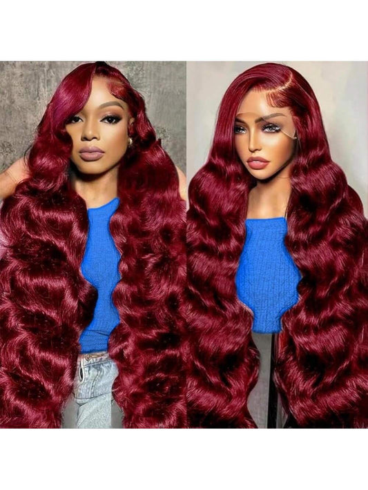 3 Seconds To Wear 40inch 13x6 Glueless Transparent Lace Frontal Wig- Natural Glueless Straight Human Hair Wigs For Women- High-Quality Hand-Tied Lace Front Wig With Invisible Lace And Natural Hairl