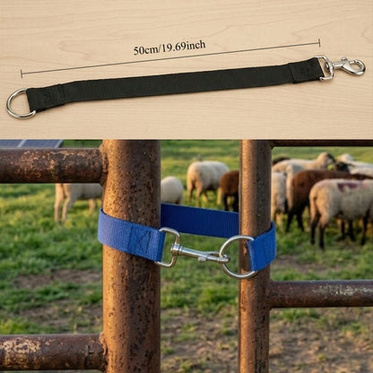 3 Simple Barn Door Locks, Simple Ranch Door Clasps, Single-Loop Rope Door Clasps, For Securing Horse Fences And Fixing Cow And Sheep Corral Doors- 50cm In Length, Suitable For Most Doors