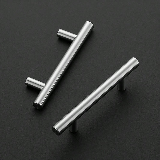 30 Pack 3" Length Brushed Nickel Cabinet Handles 3 Inch Hole Center Drawer Pulls Stainless Steel Cabinet Pulls Silver Kitchen Handles Cabinet Hardware For Drawers, Cupboards