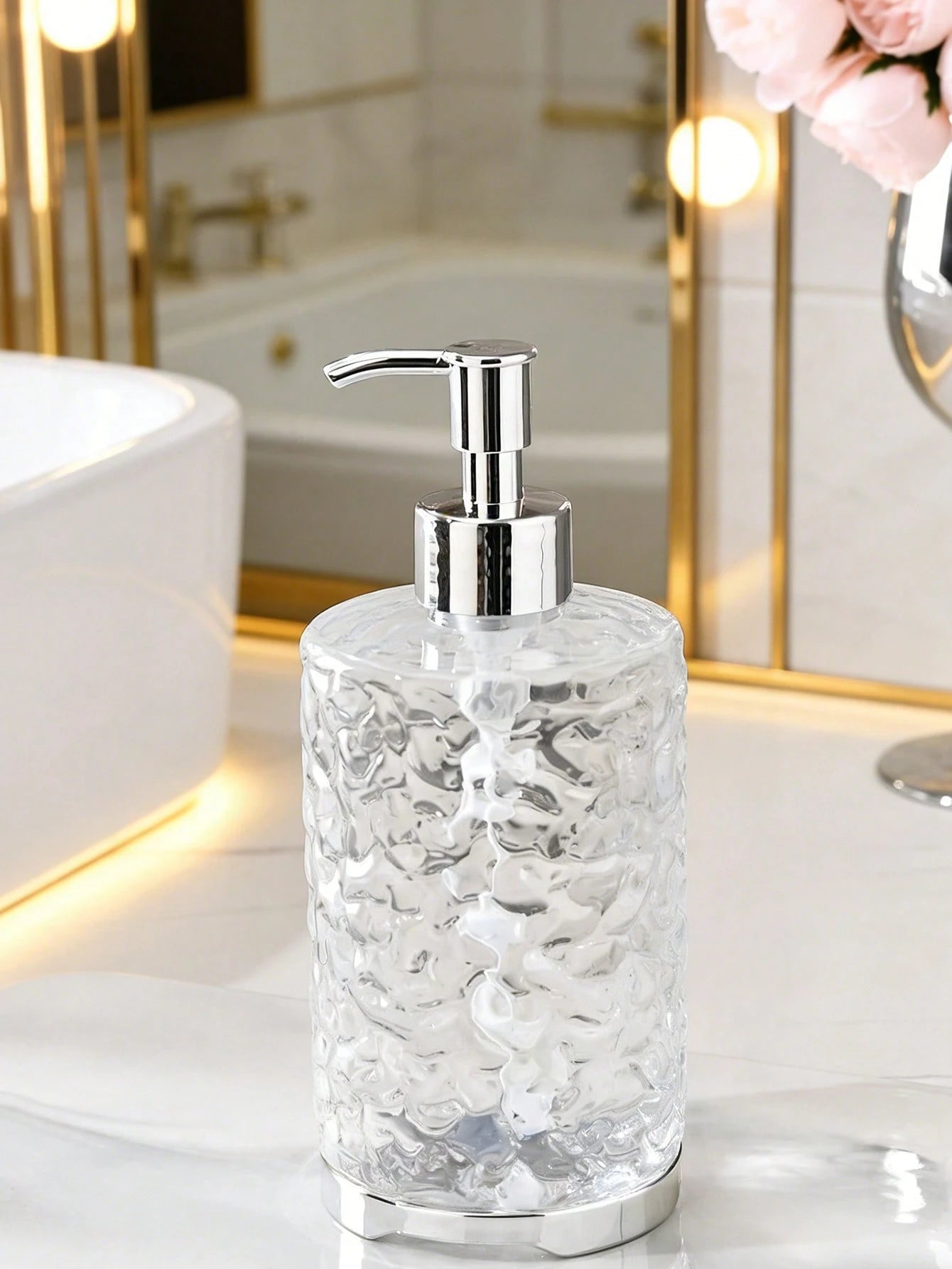 300/400ML/600ML Hotel Bathroom Shower Gel/Shampoo Refillable Bottle, Soap Dispenser